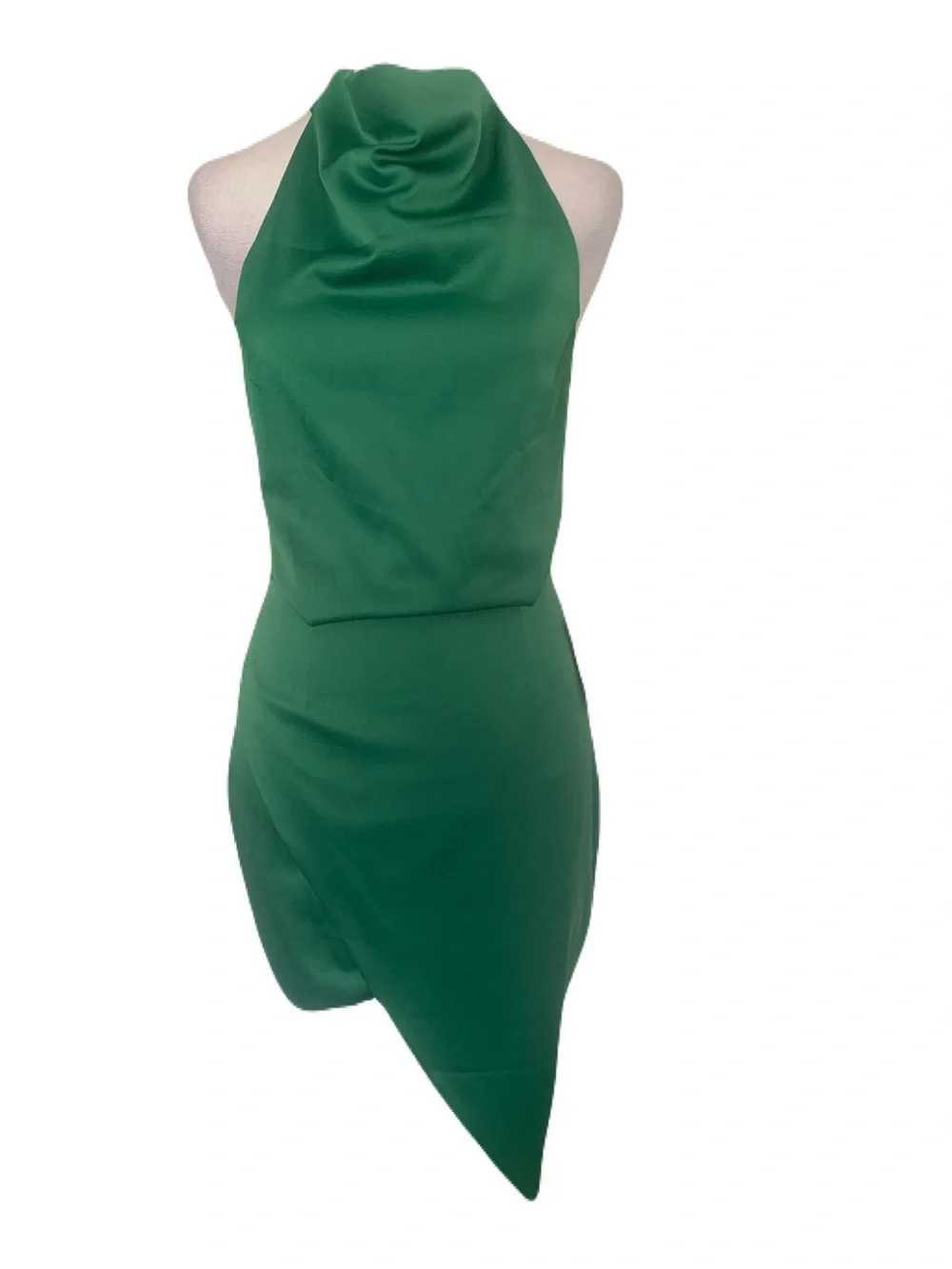 Elliatt | Dresses | Nwt Elliatt Xs Emerald Green Asymmetrical Hem Halter  Camo Dress Cocktail Party | Poshmark